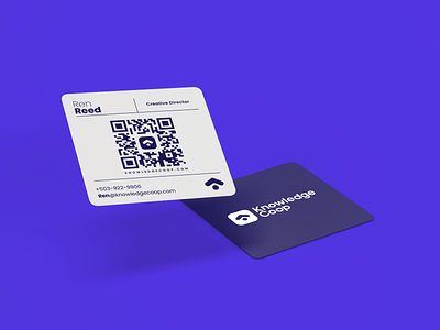 Knowledge Coop | Business Cards branding business cards graphic design illustrator