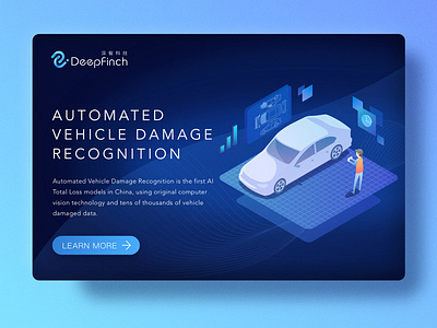 Automated Vehicle Damage Recognition car illustration recognition ui