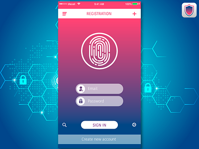 security application ux ui