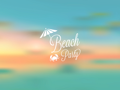 beach party logo