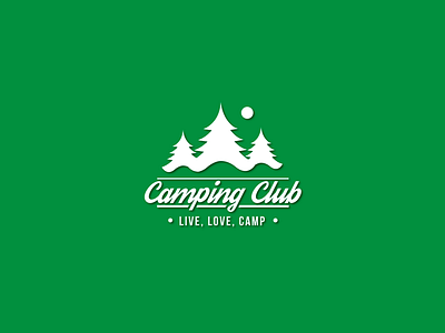 camping camp logo