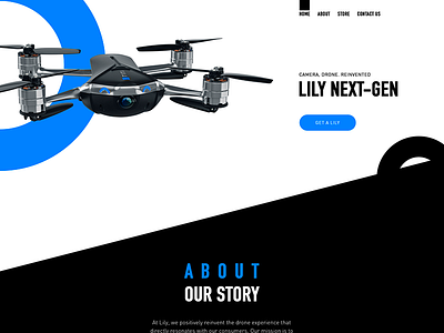 concept drone site web