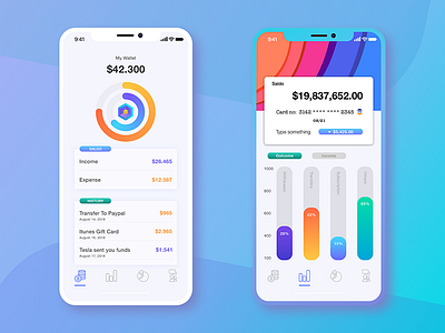 Wallet App Concept ux ui