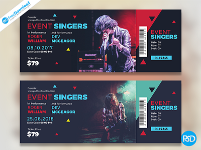 Free Event Ticket Psd Download design event fashion festival ticket free event ticket psd funcation music ticket party printable psd show ticket ticket psd