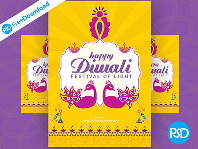 Flyer Happy Diwali Greeting banner brochure celebration creative design dipawali diwali diwali banner diwali creative diwali design diwali flyer download psd flyer flyer happy diwali greeting greetingcard greetings happy psd free download psdfree social media banner