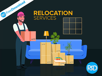 Relocation Services Banner Psd