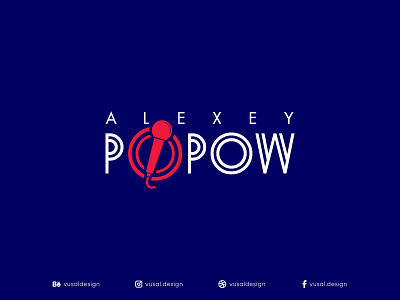 Alexey Popow art brand branding design flat icon logo logotype russia typography