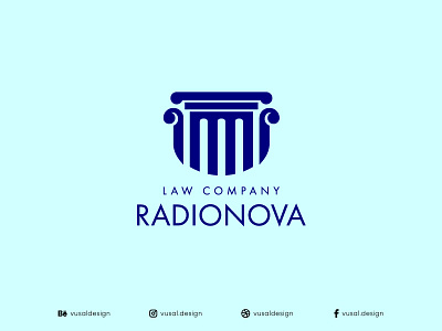 Radionova law company art blue brand branding business company design graphicdesign icon icons law logo logos logotype russia symbol