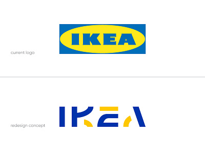 IKEA logo concept art brand branding design furniture icon ikea logo logos logotype