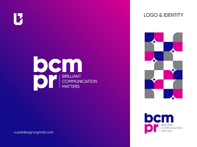 BCM PR Agency - Logo & Identity art brand branding design graphic design icon illustration logo typography ui vector