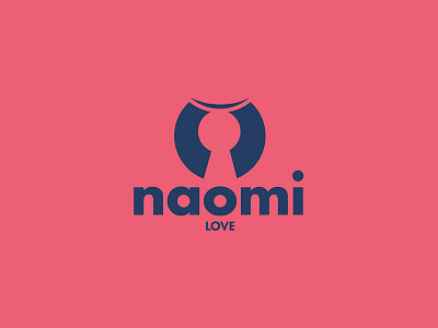 Naomi Love art brand branding design icon logo love naomi typography