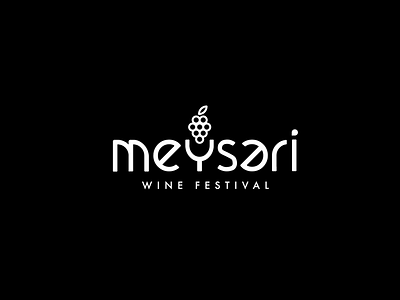 Meysari wine festival art brand branding design drink festival festive flat icon lettering logo logotype tree trees typography wine winery