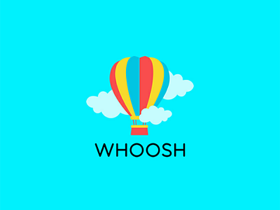 Whoosh air balloon brand dailylogochallenge design logo logotype sky