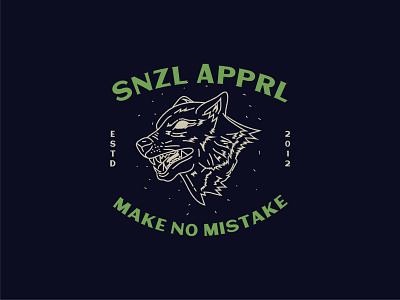 MAKE NO MISTAKE - SNZL apparel design apparel graphics design handlettering illustration tees design typography vintage