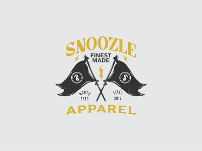 SNOOZLE APPAREL apparel design branding handlettering illustration tees design typography