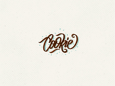 Cookie firstshoot logo rebound typogrpahy vintage