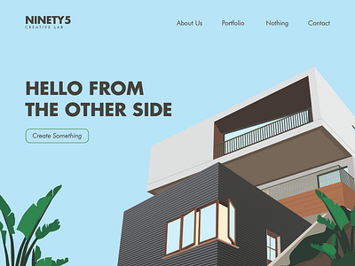 HELLO - Landing Page 1.0 architecture homepage illustration landing page design ui ux website