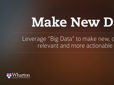 Make New Data