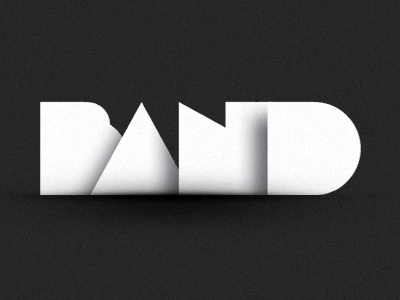 Band typography