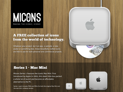 Micons design icons website