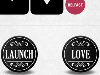 Web Badges illustration typography web website
