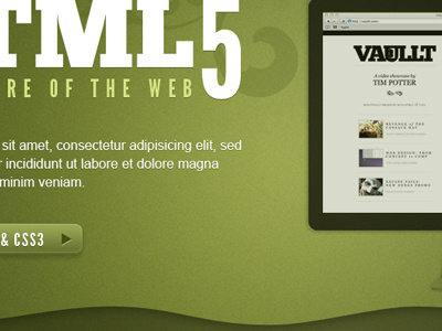 HTML5 Demo Site typography web website