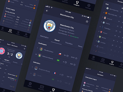 Match App Concept IV app bayern football game match score soccer ui ux