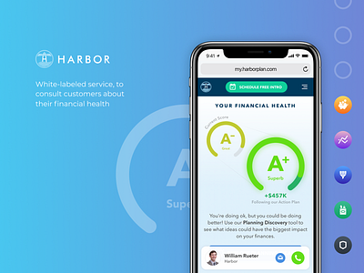 HarborPlan app branding design icon illustration interface ios logo ui ux