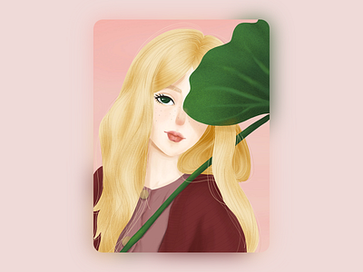 A Lovely Girl girl illustration