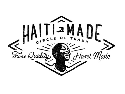 Haiti Made Label Design branding fine haiti hand lettering label made quality t shirt typography