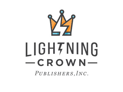 Lightning Crown Logo WIP brand branding crown lightning logo publish publishing