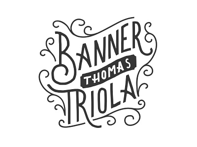 Banner Thomas, my new SON! baby banner branding children lettering namesake new thomas type