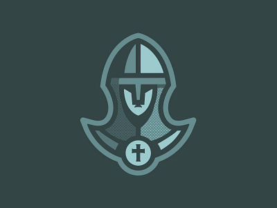 Knight | Logo Design armor brand cross helmet knight logo medieval