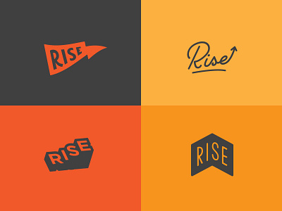 ! REJECTED ! | Rise Logo Concepts branding logo mark retro rise