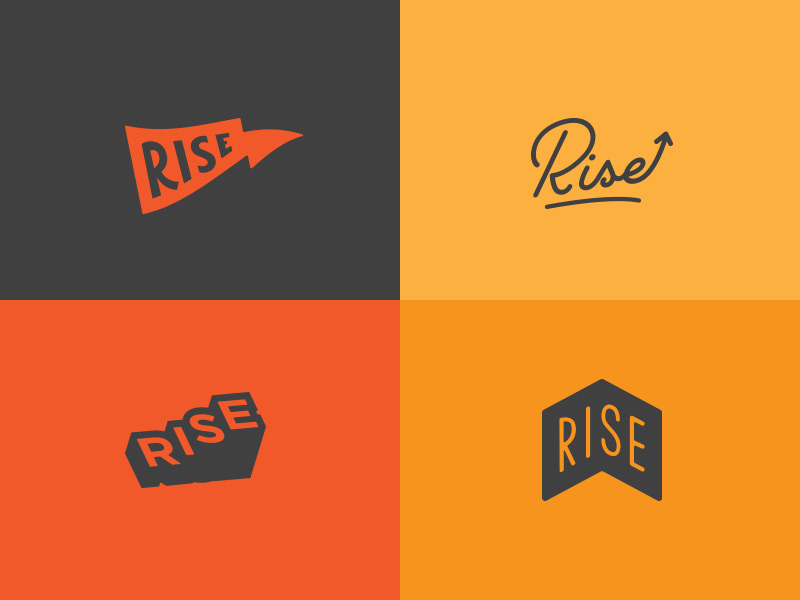 ! REJECTED ! | Rise Logo Concepts by Brandon Triola on Dribbble