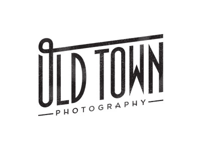 Old Town Photography Logo photography old logo branding town vintage art deco 1930s retro hollywood classic