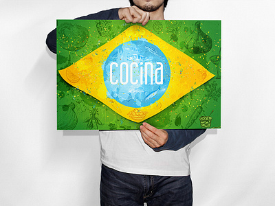 Cocinini _ Cocina Semana brand brasil cocina poster