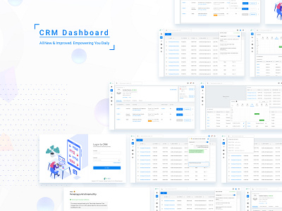 CRM Dashboard (Customer relationship management) crm dashboard dashboard design information architecture interface design user research ux design