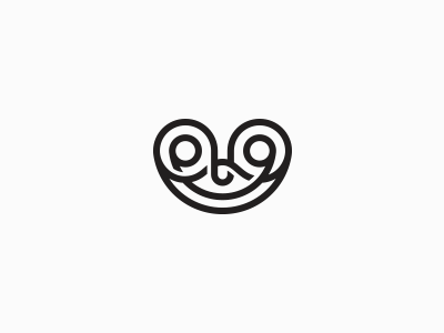 Mesolithic blackwhite design face head icon mesolithic old symbol