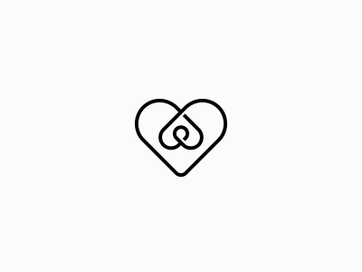 Infinity Love design happy heart icon infinity love nature symbol