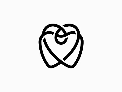Tooth Heart dentist health heart line logo love mouth toot tooth
