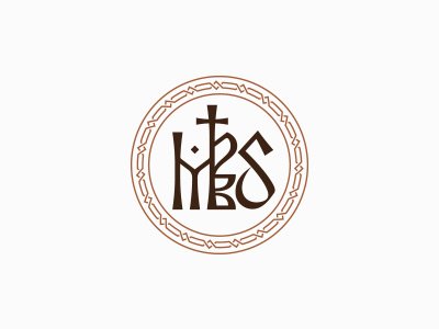Monastery christianity cross letters monastery orthodox religion symbol typography