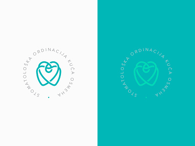 Dental Care Logo brand branding dental dentalcare freelance freelance designer graphicdesign heart house identity job line logo smile symbol tooth type