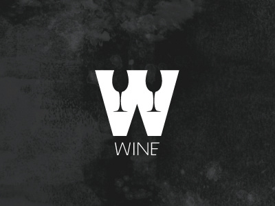 Wine logo w wine wine logo