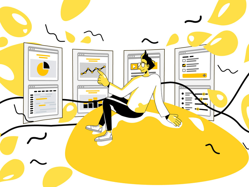 Yellow Cover Banner For Facebook By Julia Mishchenko On Dribbble
