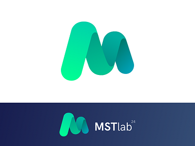 Logo for MSTLab24 | Team management application service branding business chart concept ecommerce icon line chart logo management