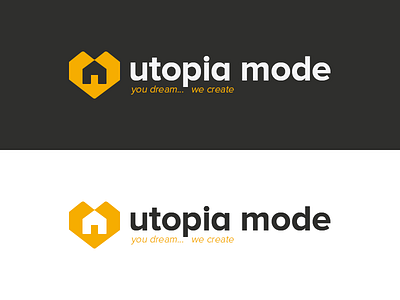 Utopia Mode interior design logo logo logodesign utopia mode