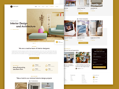 Utopian Mode Website Design interior architecture interior design website concept website design website template