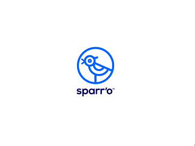 Sparr'o Logo Design art branding concept design icon logo logo design minimal symbol vector
