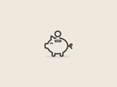 Piggy Bank bank coin design graphic design icon logo piggy bank symbol